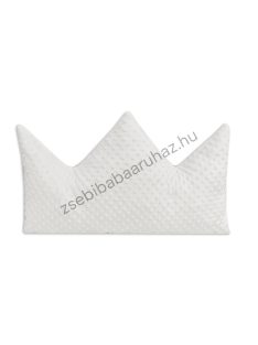  Rácsvédő párna koronás 5 db-os (fehér - mályvarózsa - rózsaszín)