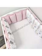 Deluxe Baby Extra párnás rácsvédő - mintás Minky - VÁLASZTHATÓ SZÍNBEN