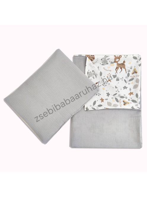 Babatakaró párnával - pamut - őzike